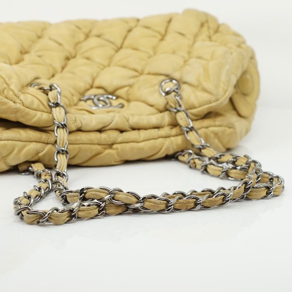 Chanel Beige Leather Quilted Bag #N7334H99 - Picture 13 of 16